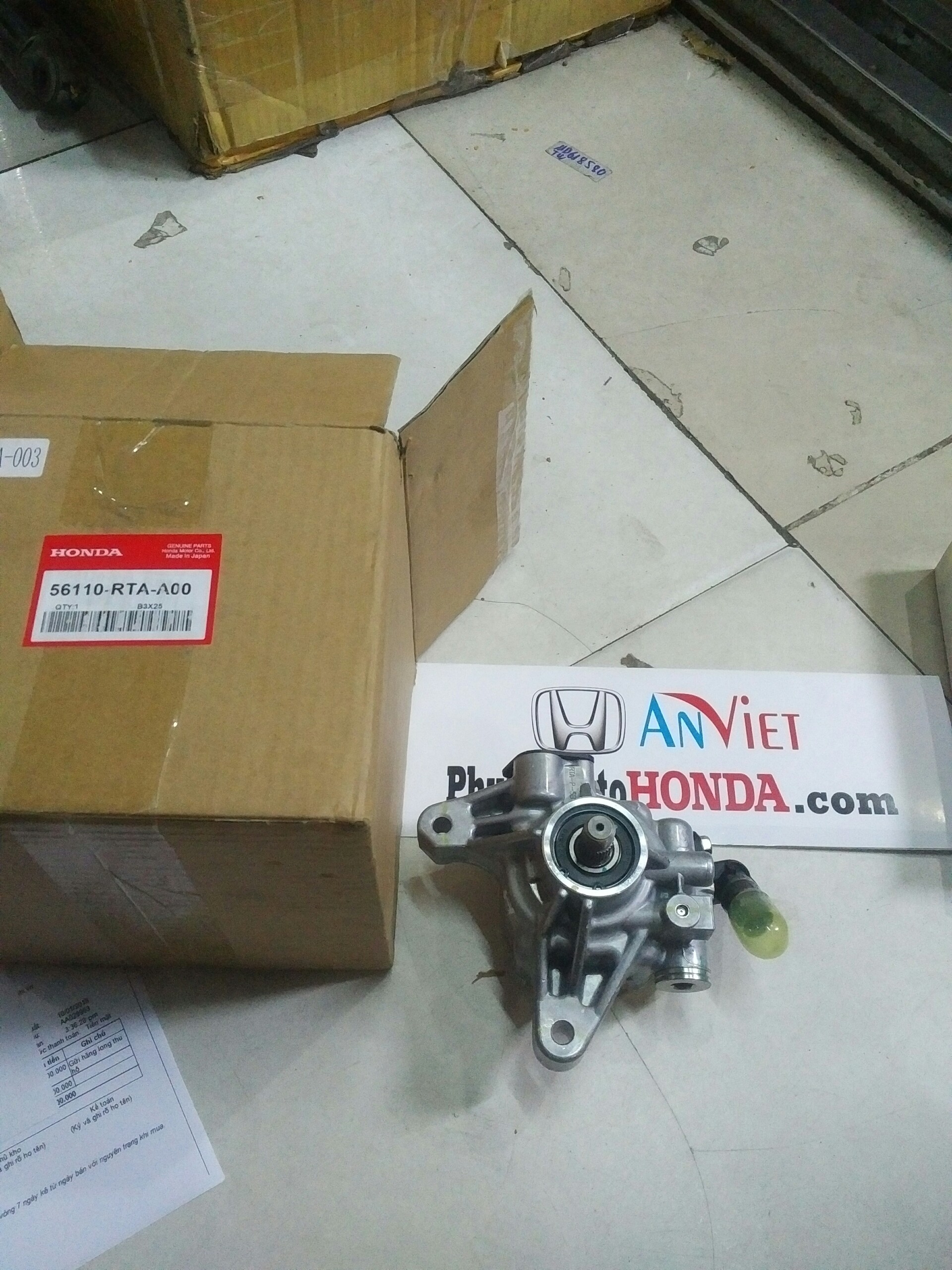 bom tro luc lai honda CRV 3